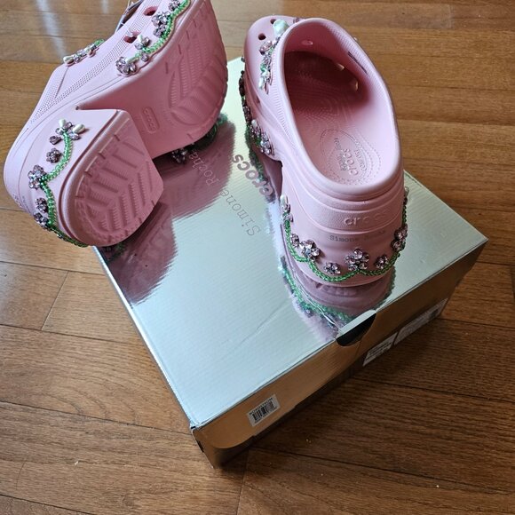 Crocs x Simone Rocha Siren Clog with Crystal & Faux Pearl Jibbitz™ - Picture 4 of 4